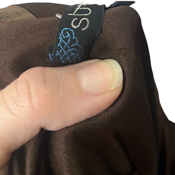 NEW Y2K Sue Wong Nocturne Beaded Cocktail Dress Fairy Whimsigoth Crinkle - Picture 12 of 14